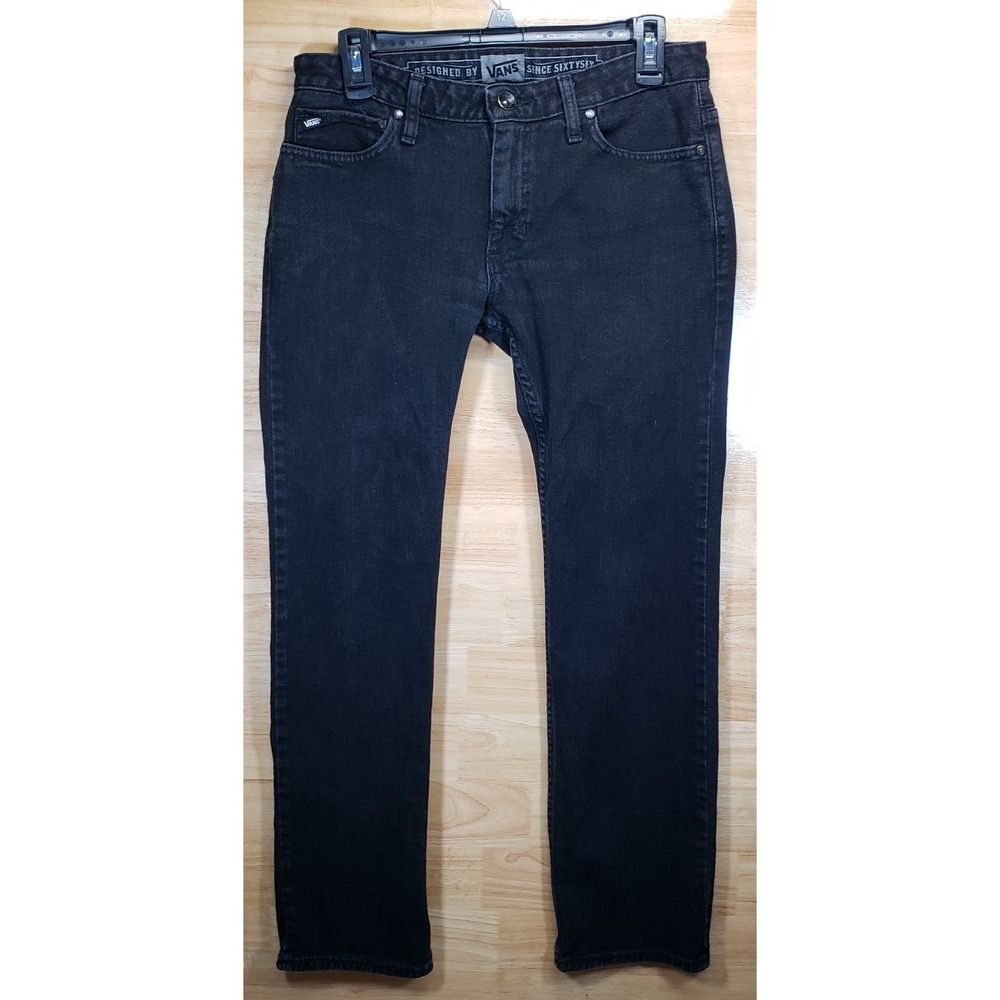 Vans Men's Black Slim Jeans 30x30 (fits 30x29) Skateboarding Casual